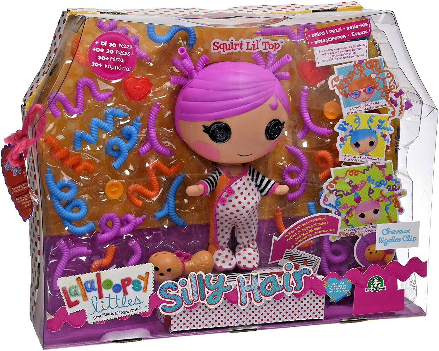 Lalaloopsy Littles Silly Hair Bambola Squirt Lil' Top