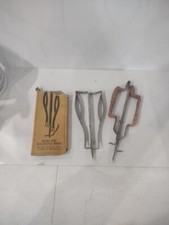 Vintage Betsey Ross Metal Rug Shuttle Needle Punch Weaving Tool Original Box Ff