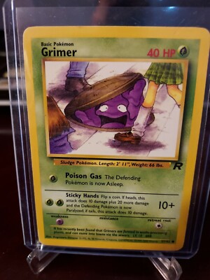 Grimer 57/82 Team Rocket First Edition Near Mint Common Pokemon Card | eBay