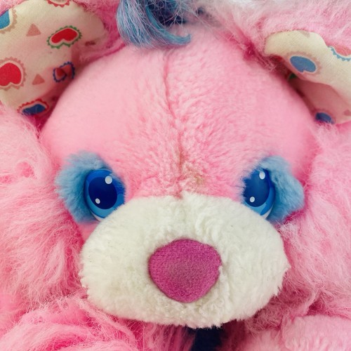 Brush-A-Loves Matchbox Vintage anni 80 Berry Pink Bear Giocattolo Morbido Amtoy Peluche Coccola - Foto 2 di 8
