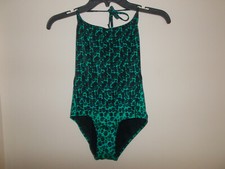  151 Marc by Marc Jacobs Swim Suit One Piece Green Bermuda Palm sz XS NWT