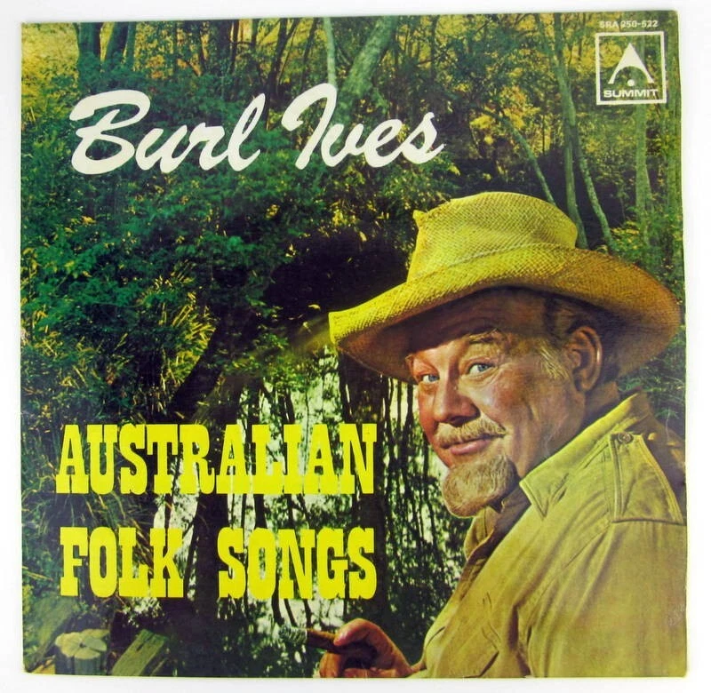 Burl Ives ‎– Australian Folk Songs - LP Vinyl Record and Cover VG+ - Image 2 of 4