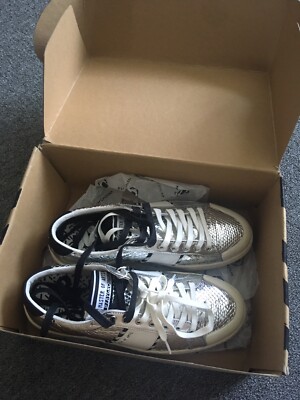 MOA Master of Arts Women Shoes Silver Size Sneakers New