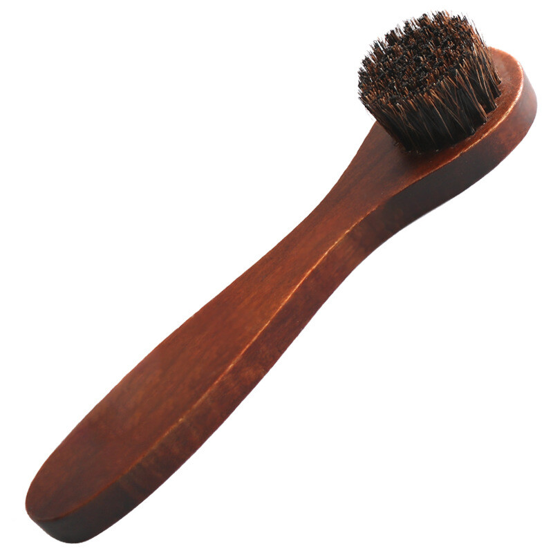 Horse Hair Brush Shoe Applicator Brush Wood Handle Polish Shine Cleaning Daub〕 eBay