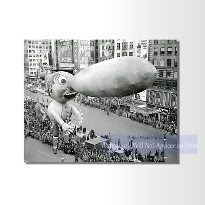 Vintage Pinocchio Float Photo Print - Macy s Thanksgiving Day Parade Nostalgia