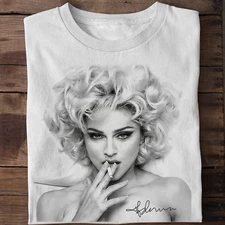 New Collection Madonna Singer Gift For Fan White S-2345XL T-shirt