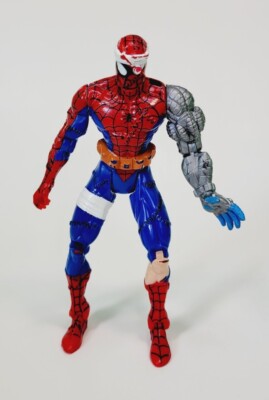 1996 Marvel Toy Biz Cyborg Spider Man Spider Wars Animated Action