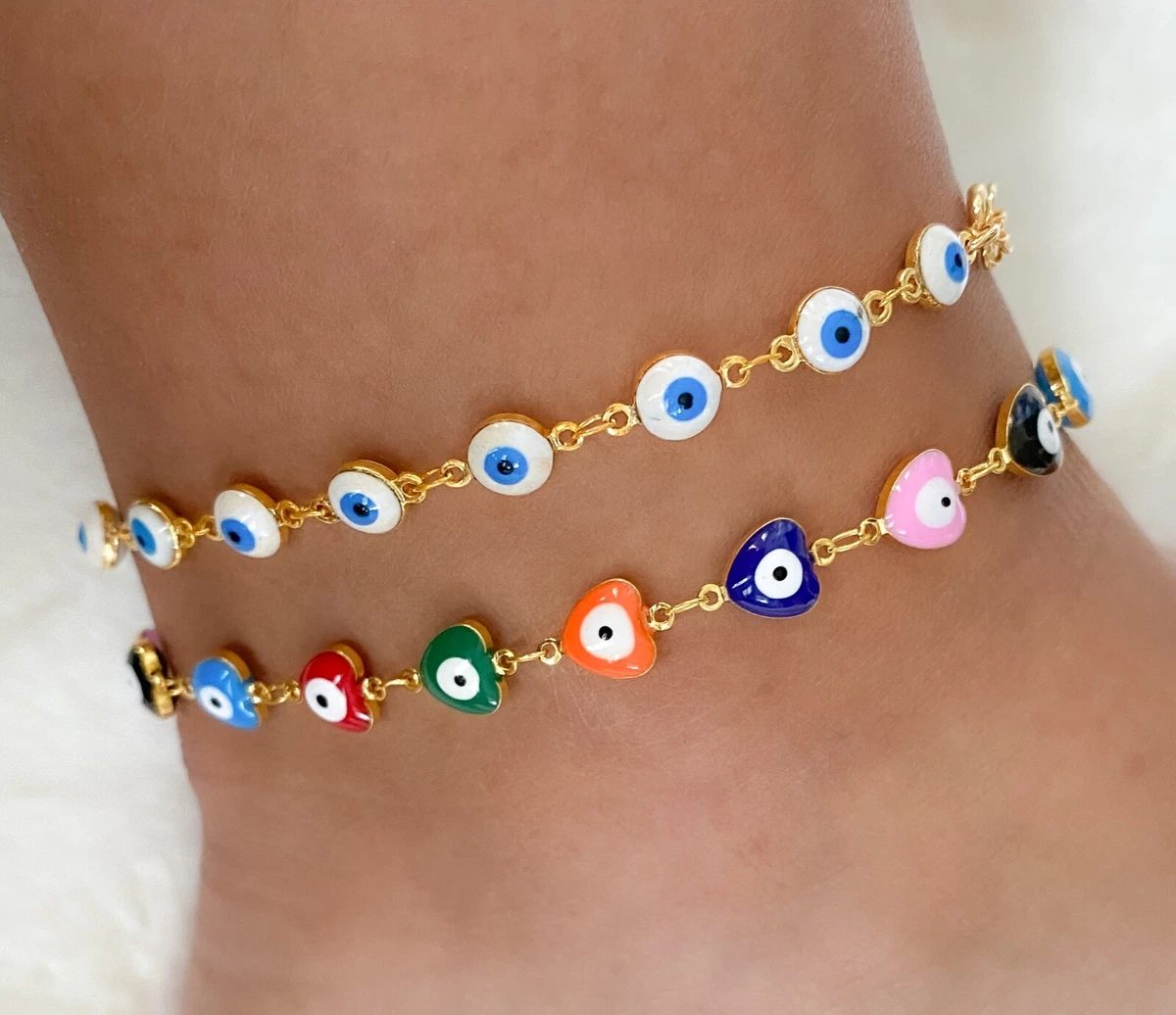 Mal de ojo anklet bracelet deals