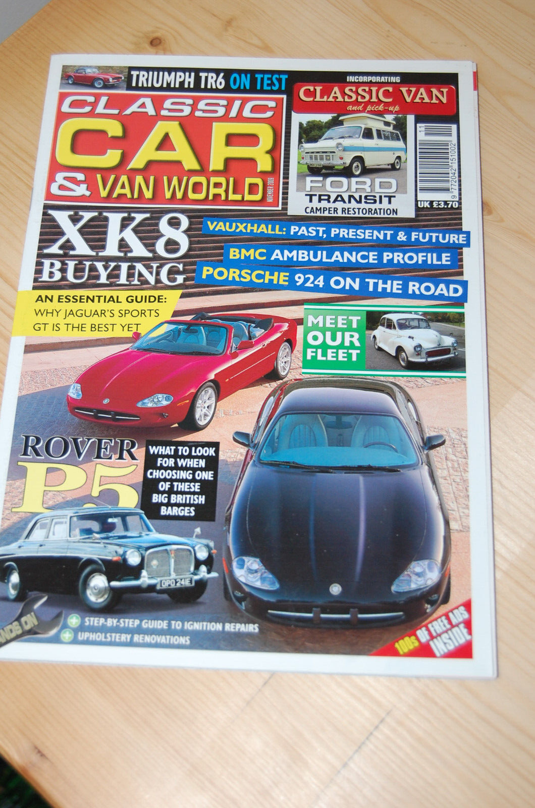 Jaguar XK8 Buying Guide – Classic Car & Van World November 2009 Issue