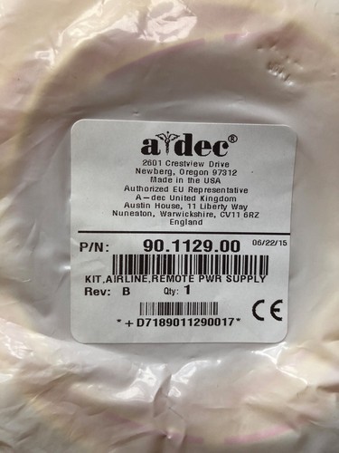 A-Dec Kit, Fluggesellschaft, Fernbedienung Netzteil 90.1129.00 - Bild 3 von 3