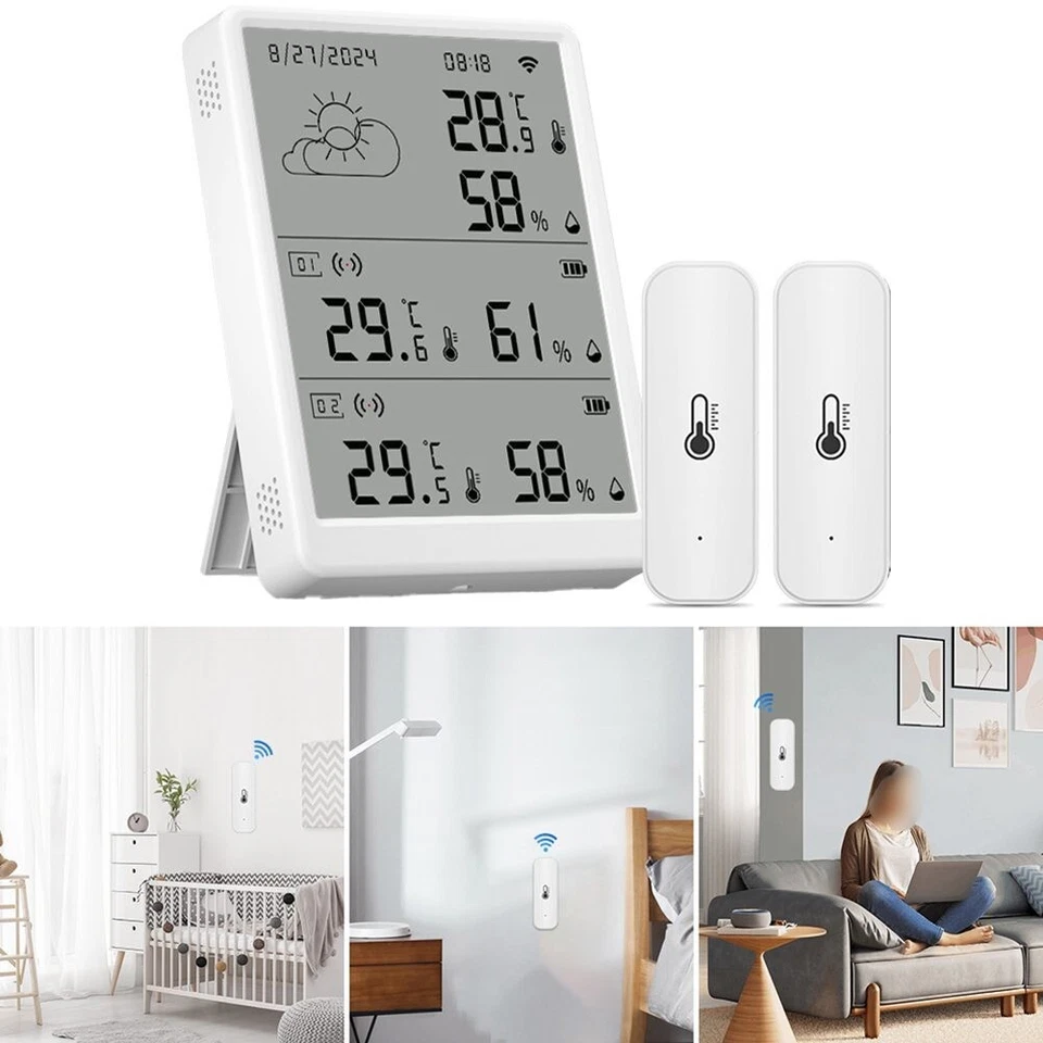Wireless Hygrometer with App Control for Temperature and Humidity Tracking - Image 4 of 4