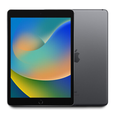2021 Apple iPad 9 64GB WiFi Only 10.2'' (Space Gray) A2602 - w/1 Year Warranty