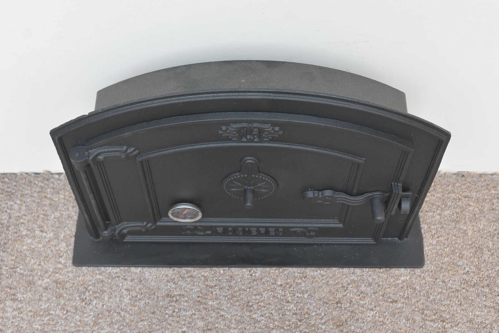 58.5 x 43 cm cast iron fire door clay bread oven doors pizza with