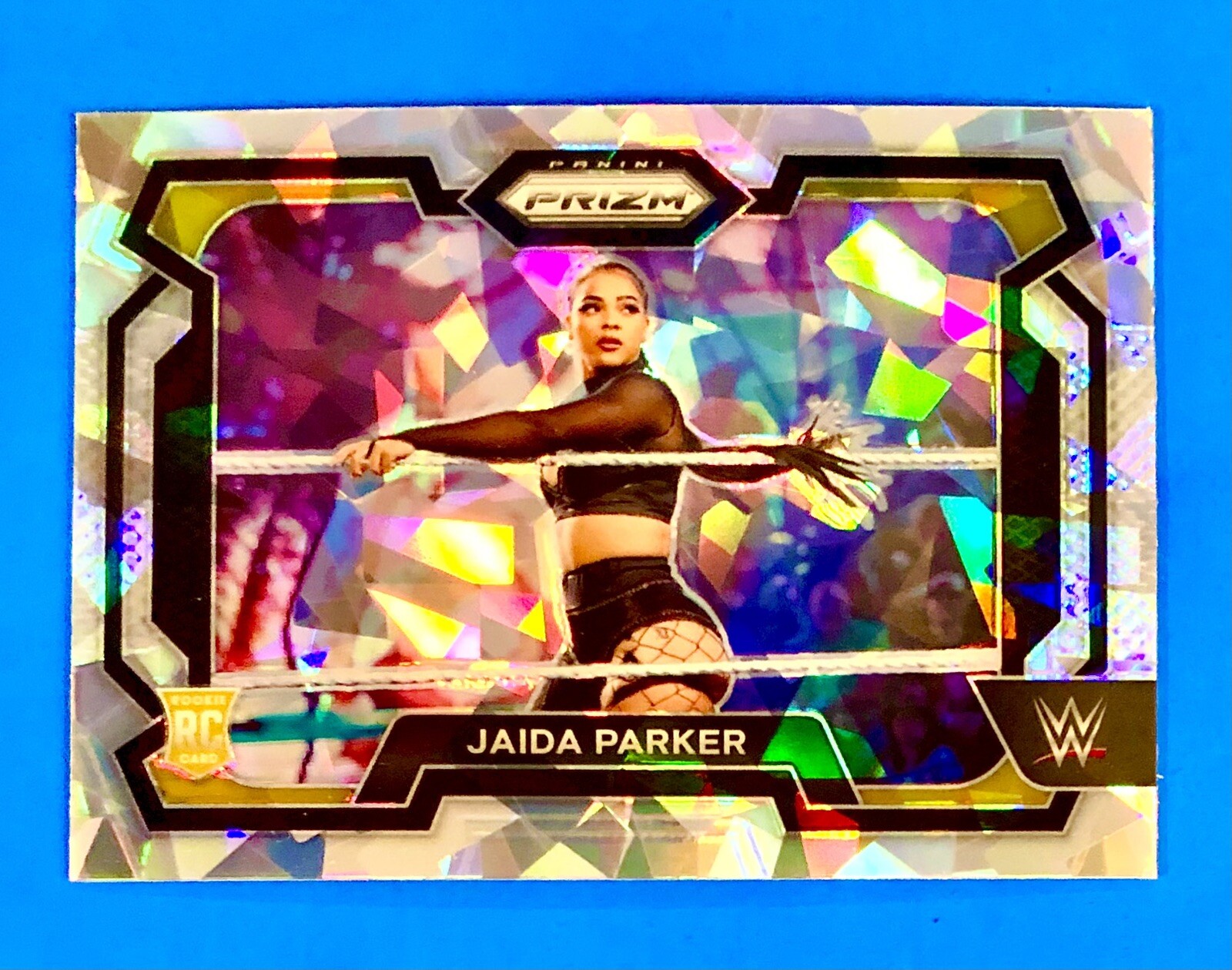 2024 Panini Prizm WWE Wrestling Cracked Ice Prizm Jaida Parker RC #2 NXT