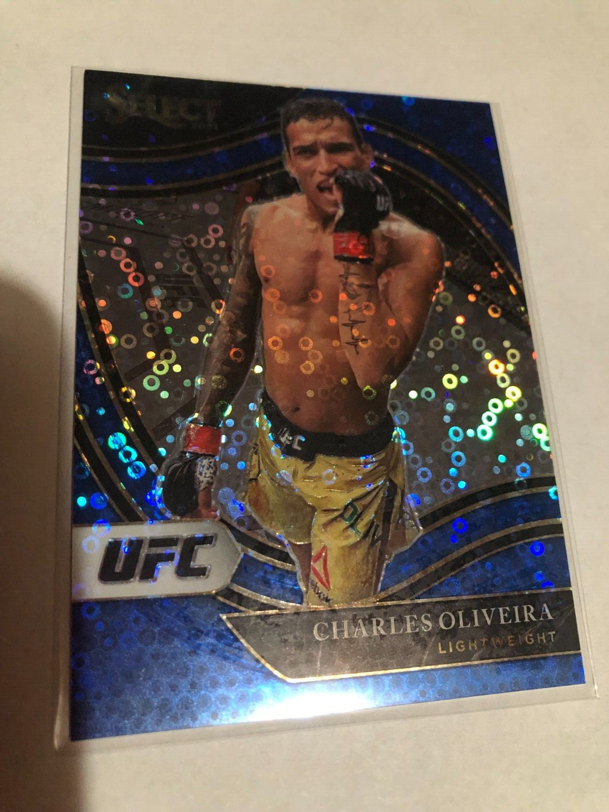 2021 SELECT PANINI  UFC -Charles Oliveira DISCO Blue 01/99 #240