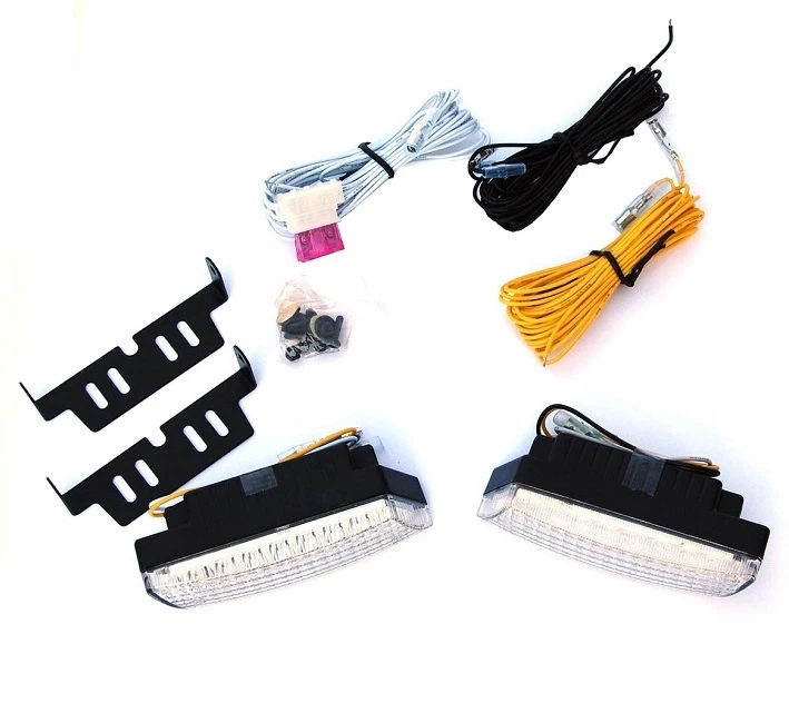 LED Tagfahrleuchten R87 Modul E-Prüfzeichen E9 16SMD Tagfahrlicht TFL - Bild 4 von 4