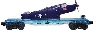 2012 Lionel WWII Memorial tribute U.S. Navy Airplane w/translucent flatcar new
