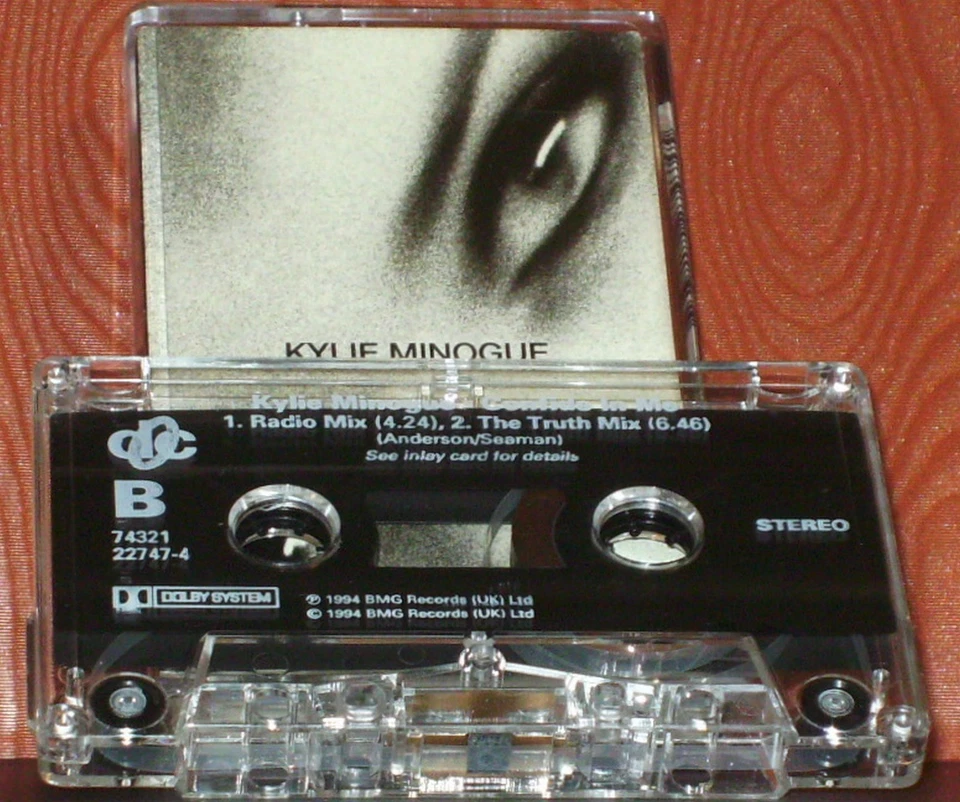Kylie Minogue Confide In Me CASSETTE SINGLE  TWO MIXES House Downtempo - Image 2 of 4