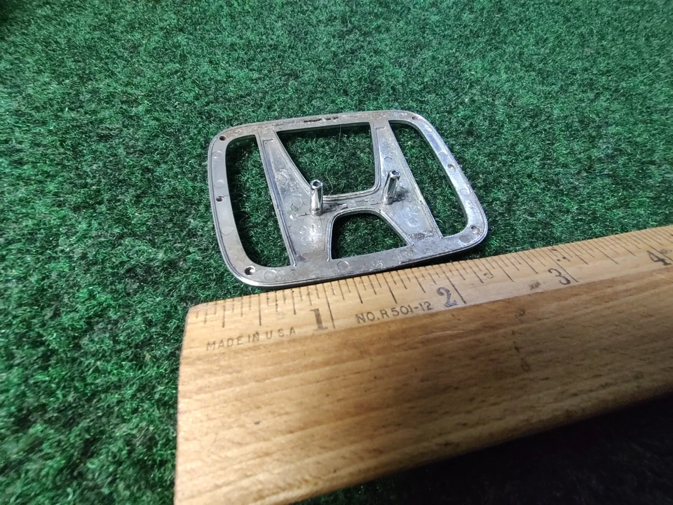 98-00 HONDA ACUERDO EMBLEMA MALETERO TRASERO LOGO PLATA CROMO P# 75701 SK7 0400 6S1 Foto 4 de 4