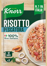 Risotto Alla Pescatora, Risotto Pronto Con Ingredienti Naturali, 100% Riso Itali