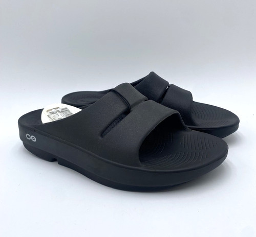 Oofos OOAHH Unisex' NEW Recovery Slide Black Multiple Sizes