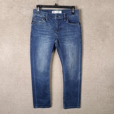 Levi's 511 Performance Jeans Kids 14 Reg Blue Slim Fit Dark Wash Stretch