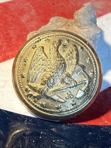 Civil War  Or After Big U.S. Navy Coat Button 💥 🇺🇸 💣