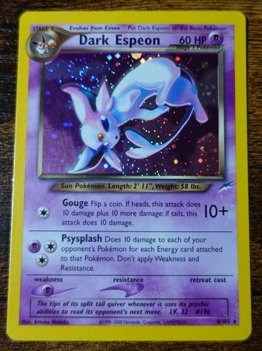 Dark Espeon 4/105 Neo Destiny Holo Unlimited
