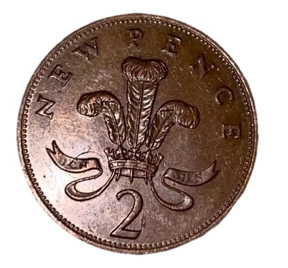 2 NEW PENCE British Elizabeth II Coin D.G.REG.F.D. | eBay