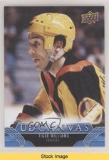 2023 Upper Deck Extended Series UD Canvas Legends Tiger Williams #C405 READ 06wk