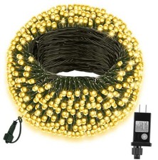 264FT Christmas Lights, Twinkle Xmas Lights with 8 Modes and 800 LED Warm White