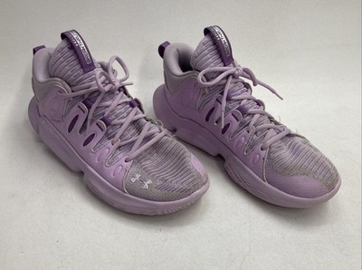 Under Armour Flow Breakthru 4 Lavender Purple Women's Basketball Shoes Size 9.5