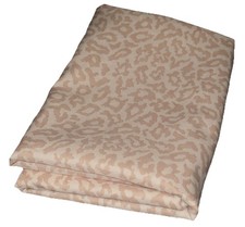 Cream  beige Leopard Fabric -54  w X 84  L 2.33 Yds. - new