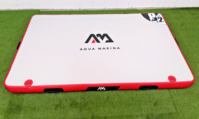 Aqua Marina FT 8.2 Aufblasbare Wasser-Matratze 240x150 cm mit Pumpe & Tasche 