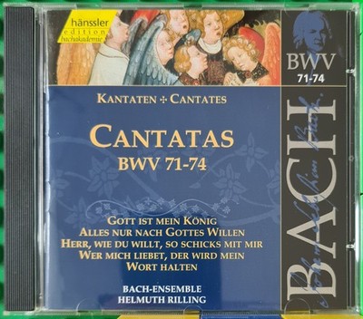 Bach - Cantatas BWV 71-74 - Hässler Edition - CD