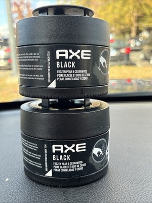 AXE Black Car Air Freshener Gel Can - Odor Eliminator for Strong Odor, 2 Packs