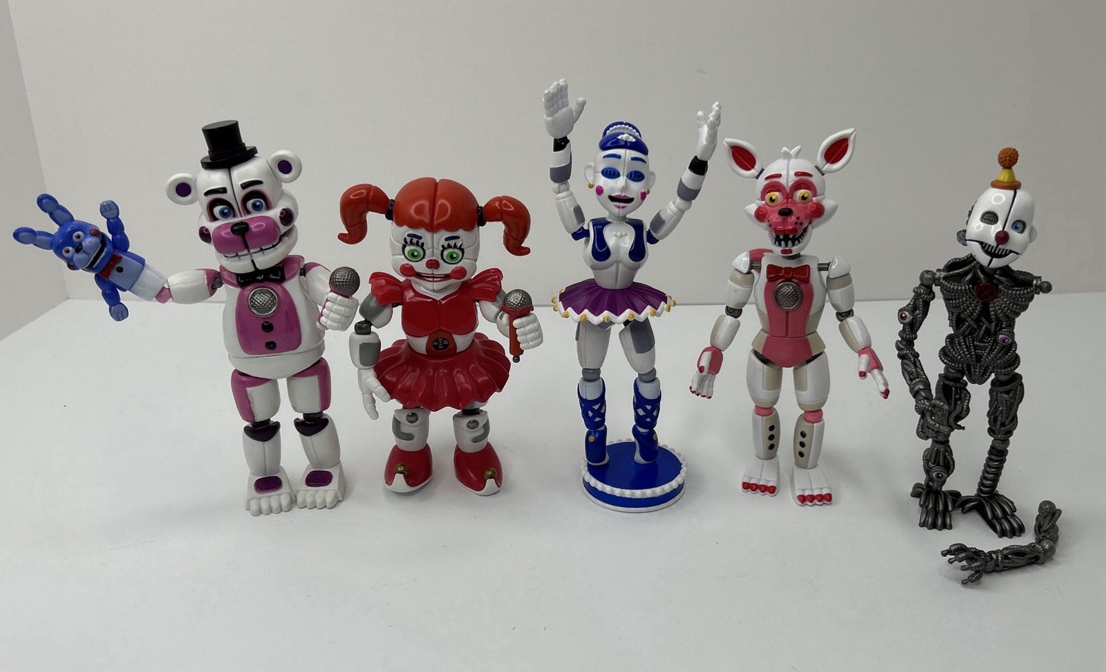 Lot of 5 Funko FNAF Sister Location Action Figures Series 3 Complete Set 2017