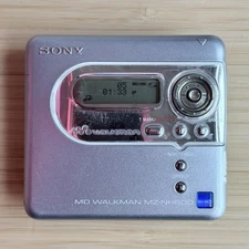 Sony MZ-NH600D MiniDisc Hi-MD Walkman Portable Recorder - TESTED & WORKING
