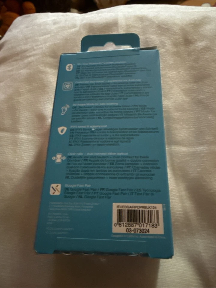 JLab Go Pop+ True Wireless Bluetooth In Ear Earbuds - Black - Image 2 of 2