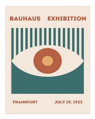Bauhaus Exhibition Wall Art Poster - Stylish Modern Decor Home Decor