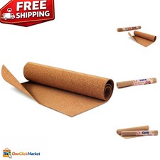 Multi-Purpose 12" x 24" Cork Roll - 2mm Thick for Crafting, Insulation, and More
