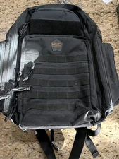High Speed Daddy Tactical Grade HSD Diaper Bag Backpack Black with Changing Pad