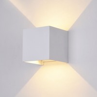 Weiß Moderne Wandleuchte Leuchter AußEnlampe Garten 400LM LED/400LM IP54