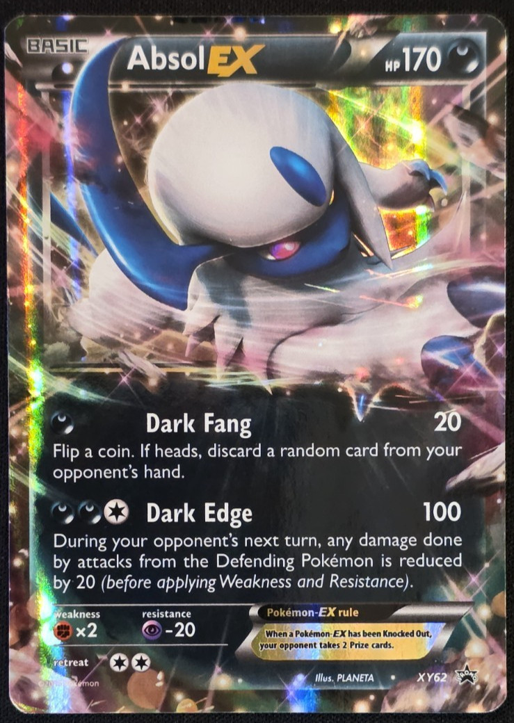 Absol EX XY62 Black Star Promo Pokémon XY MP