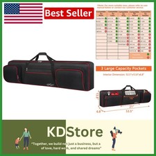 Waterproof 88-Key Keyboard Gig Bag with Multiple Storage  Adjustable Comfort