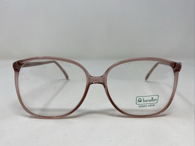 Benetton Italy DAYTONA COL.058 54-16-135 Dark Rose Full Rim Eyeglasses Frame L05
