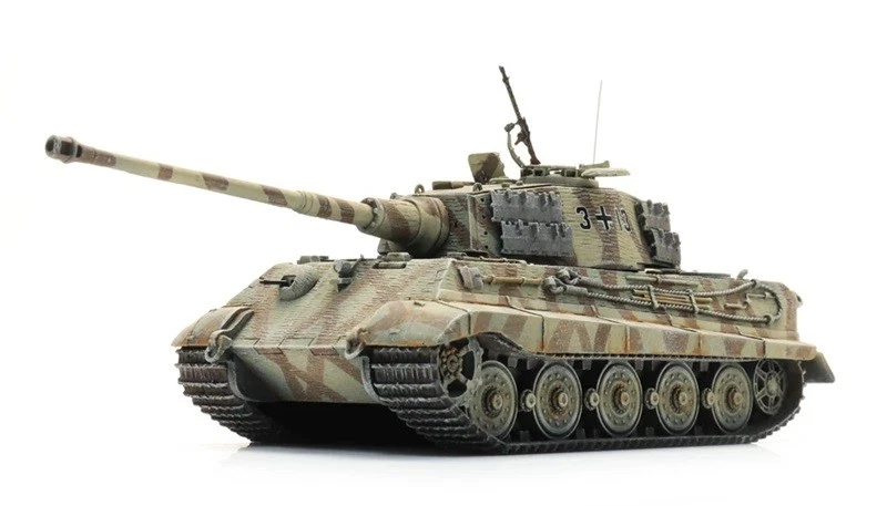 Artitec 6870653 Tiger II H0 Wehrmacht Panzer 1/87 Deux-Tons Camouflage - Photo 1/1