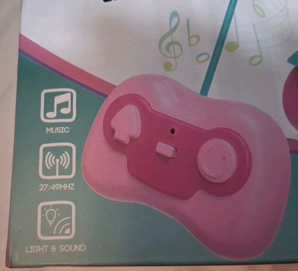 Nueplay Rainbow Truck Remote Control Car Set W/Lights & Music Purple Unicorn New - Image 4 of 4