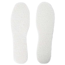 Fleecy Latex Backed Insole Faux Wool Winter Warm Shoe Pad Cut to Size 5-12Unisex