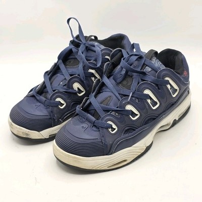 Osiris D3 2001 Skateschuhe Navy Red Paisley Y2K Sneaker UK 12 US 13 EU 48